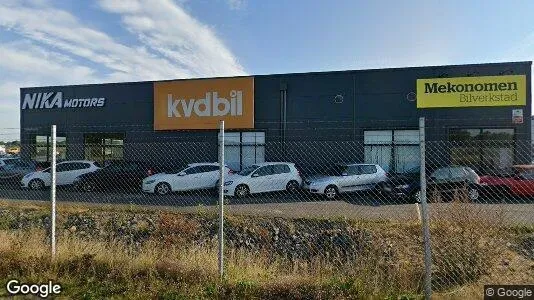 Industrilokaler till försäljning i Laholm - Bild från Google Street View