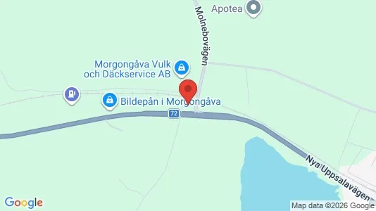 Fastighetsmarker att hyra i Heby - kort over placeringen