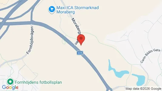 Industrilokaler att hyra i Södertälje - kort over placeringen
