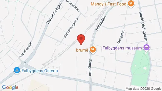 Industrilokaler till försäljning i Falköping - kort over placeringen