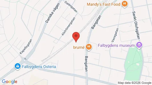 Industrilokaler till försäljning i Falköping - kort over placeringen