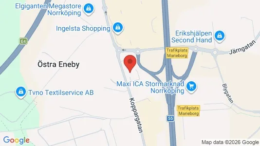 Industrilokaler att hyra i Norrköping - Bild från Google Street View