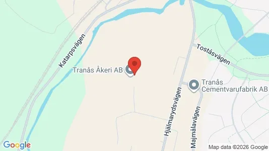 Industrilokaler att hyra i Tranås - kort over placeringen