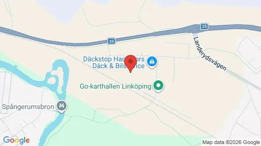 Industrilokaler att hyra i Linköping - kort over placeringen