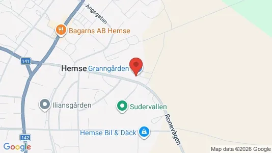 Industrilokaler att hyra i Gotland - kort over placeringen