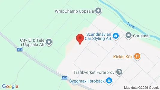 Industrilokaler att hyra i Uppsala - Bild från Google Street View