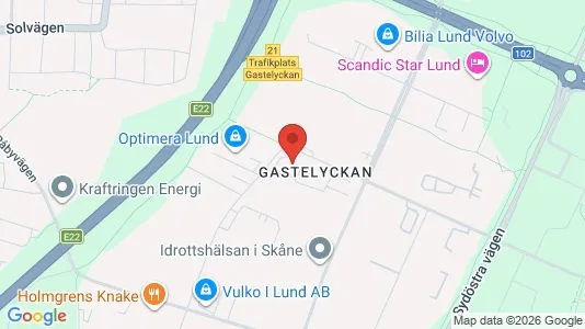 Industrilokaler att hyra i Lund - Bild från Google Street View
