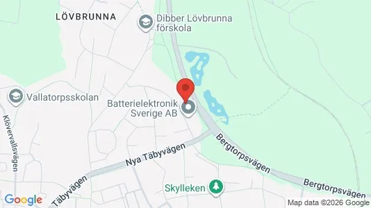 Industrilokaler att hyra i Täby - kort over placeringen