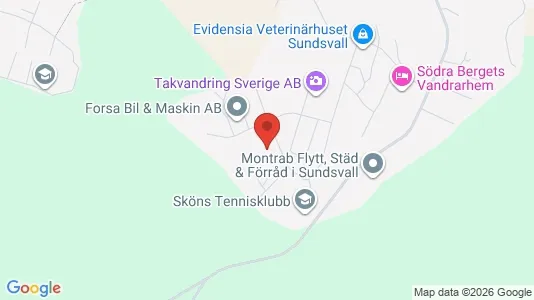 Industrilokaler att hyra i Sundsvall - Bild från Google Street View