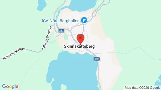 Industrilokaler till försäljning i Skinnskatteberg - kort over placeringen