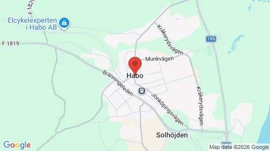 Industrilokaler till försäljning i Håbo - Bild från Google Street View