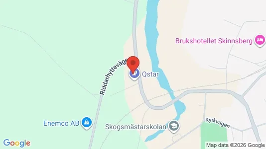Industrilokaler till försäljning i Skinnskatteberg - kort over placeringen