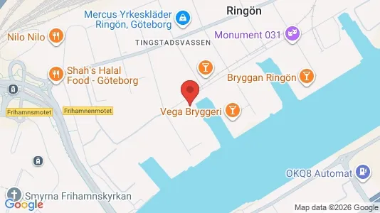 Lagerlokaler att hyra i Lundby - kort over placeringen