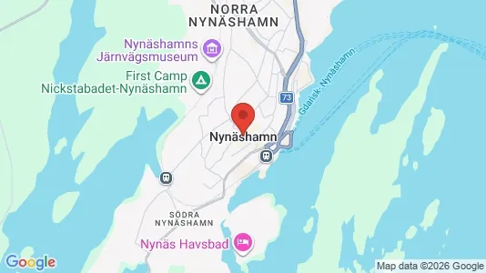 Industrilokaler till försäljning i Nynäshamn - kort over placeringen