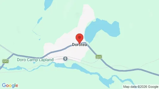 Industrilokaler till försäljning i Dorotea - kort over placeringen