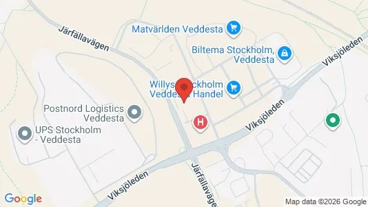 Industrilokaler att hyra i Järfälla - Bild från Google Street View