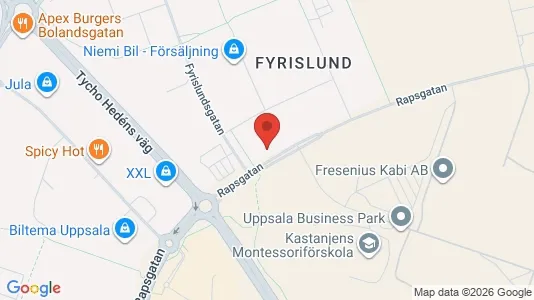 Industrilokaler att hyra i Uppsala - Bild från Google Street View