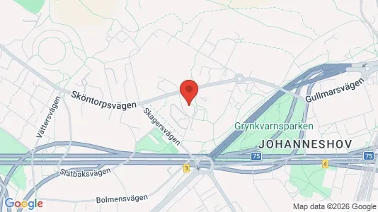 Industrilokaler att hyra i Hammarbyhamnen - kort over placeringen