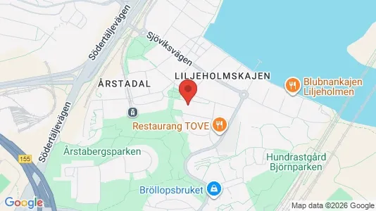 Industrilokaler att hyra i Södermalm - kort over placeringen