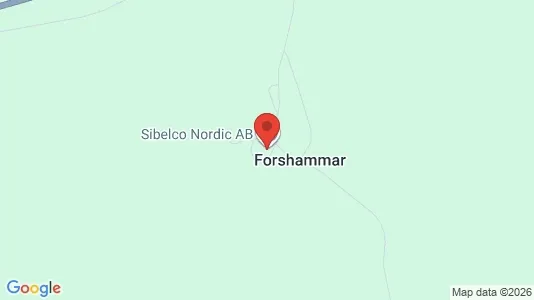 Industrilokaler att hyra i Skinnskatteberg - kort over placeringen