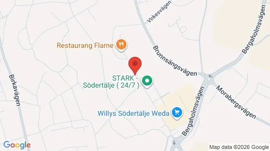 Industrilokaler att hyra i Södertälje - Bild från Google Street View