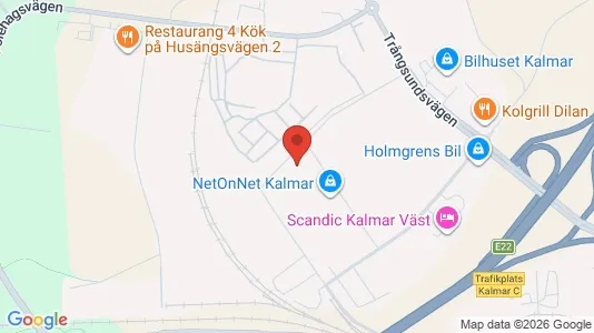 Industrilokaler att hyra i Kalmar - Bild från Google Street View