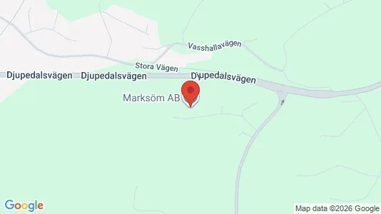 Industrilokaler att hyra i Borås - kort over placeringen