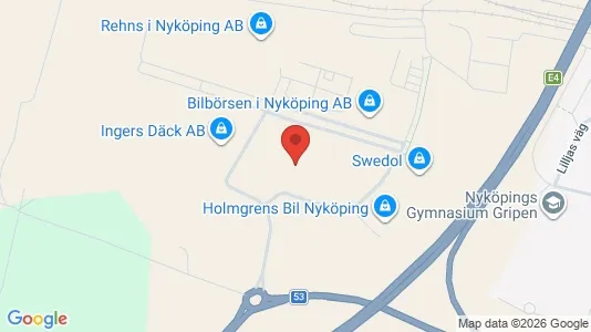 Industrilokaler att hyra i Nyköping - Bild från Google Street View