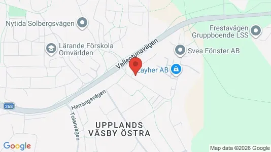 Industrilokaler att hyra i Upplands Väsby - kort over placeringen