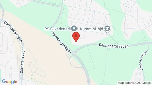 Industrilokaler att hyra i Angered - kort over placeringen