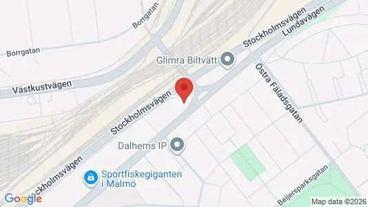 Industrilokaler att hyra i Kirseberg - kort over placeringen