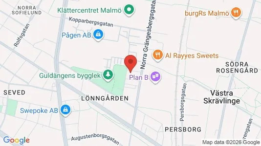 Industrilokaler att hyra i Sofielund - kort over placeringen