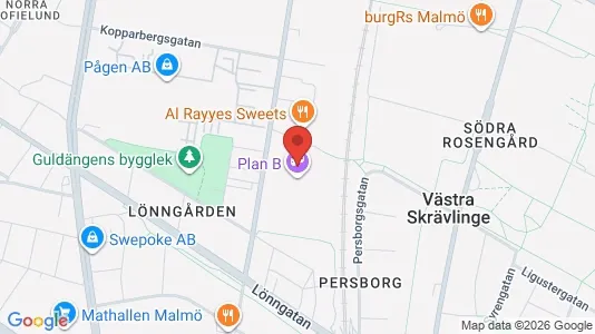 Industrilokaler att hyra i Sofielund - kort over placeringen