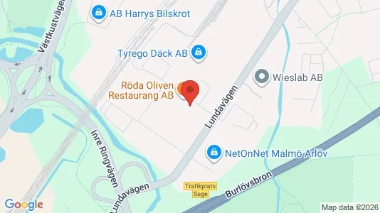 Industrilokaler att hyra i Kirseberg - kort over placeringen