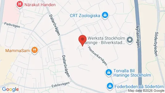 Industrilokaler att hyra i Haninge - Bild från Google Street View