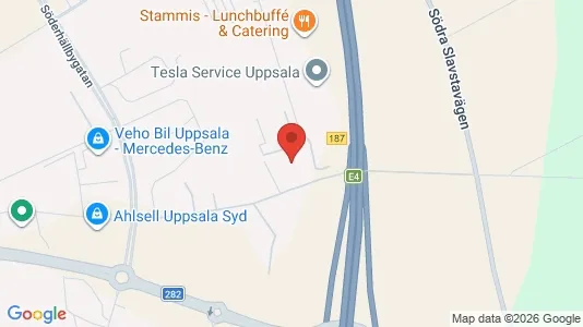 Industrilokaler att hyra i Uppsala - Bild från Google Street View