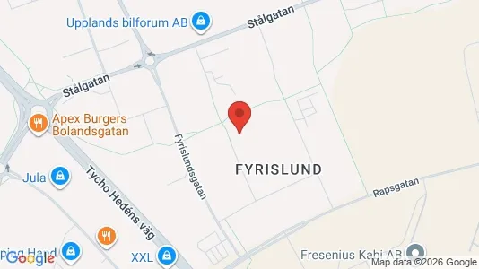 Industrilokaler att hyra i Uppsala - Bild från Google Street View