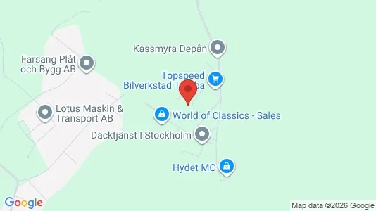 Industrilokaler att hyra i Botkyrka - kort over placeringen