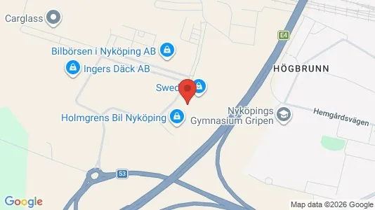 Industrilokaler att hyra i Nyköping - Bild från Google Street View