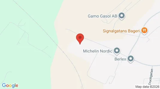 Lagerlokaler att hyra i Kungälv - kort over placeringen