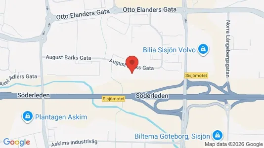 Lagerlokaler att hyra i Askim-Frölunda-Högsbo - kort over placeringen