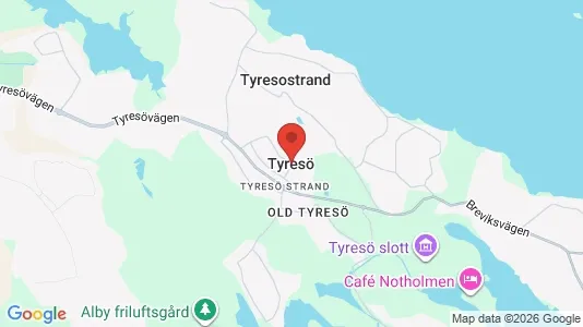 Industrilokaler att hyra i Tyresö - kort over placeringen
