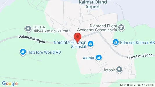 Industrilokaler att hyra i Kalmar - Bild från Google Street View