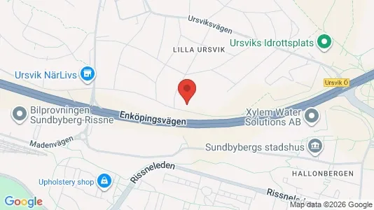 Lagerlokaler att hyra i Sundbyberg - Bild från Google Street View