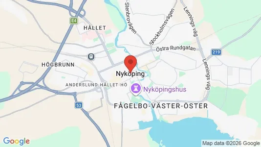 Industrilokaler att hyra i Nyköping - Bild från Google Street View