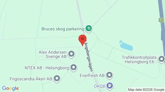 Industrilokaler till försäljning i Helsingborg - kort over placeringen