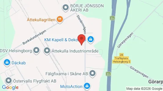 Garage att hyra i Helsingborg - Bild från Google Street View