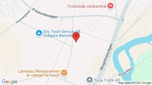 Industrilokaler till försäljning i Eskilstuna - kort over placeringen