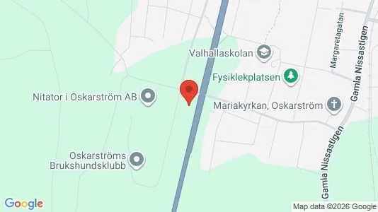 Industrilokaler till försäljning i Halmstad - kort over placeringen