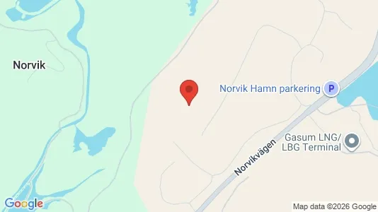 Industrilokaler att hyra i Nynäshamn - kort over placeringen
